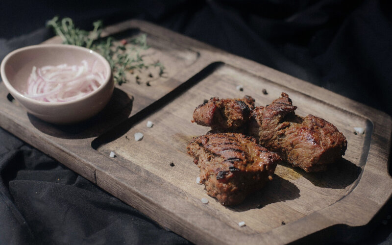 Шашлык из мраморной говядины "Primebeef"