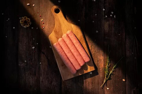 Колбаски с сыром чеддер из мраморной говядины "Primebeef"